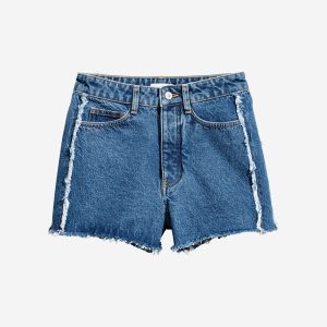 High Waist Straight  Summer Jean Shorts Women